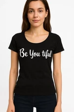 T-Shirt BeYoutiful White Or Black S-M-L Women