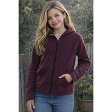GAP FIT MAROON SIZE KIDS MEDUIM 8 ZIP UP HOODIE NWT 44.95
