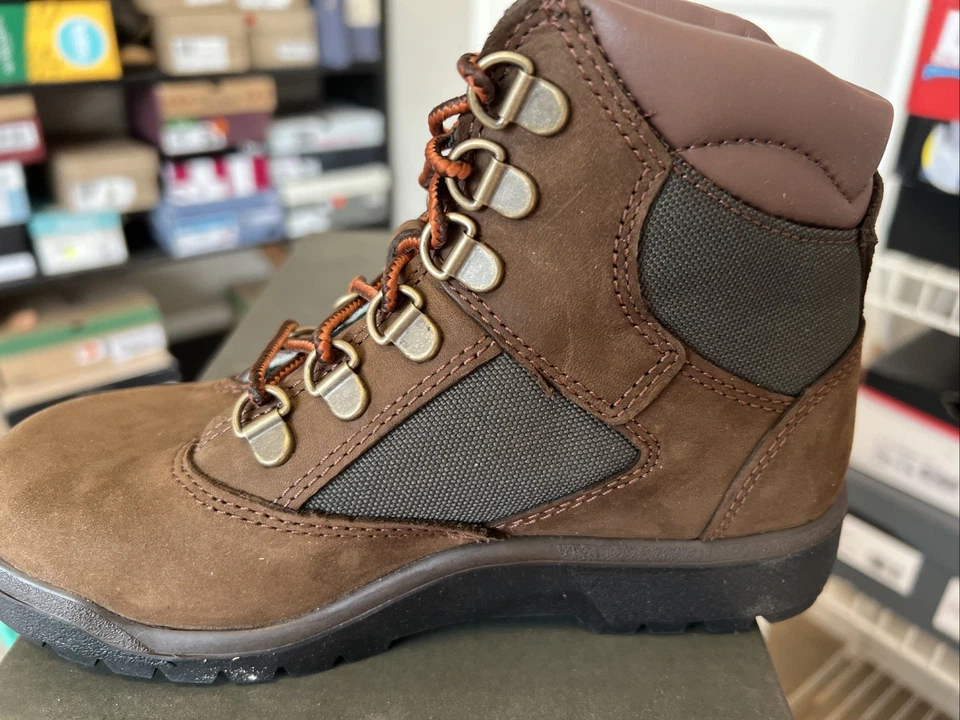 Timberland Bota de Campo con Cordones Talla 2 Juvenil Marrón Foto 4 de 4