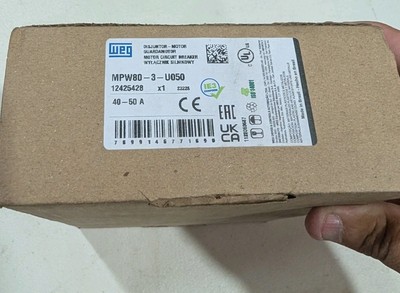 WEG MPW80-U050 Manual Circuit Breaker Motor-Protector 12425428 40 - 50 A
