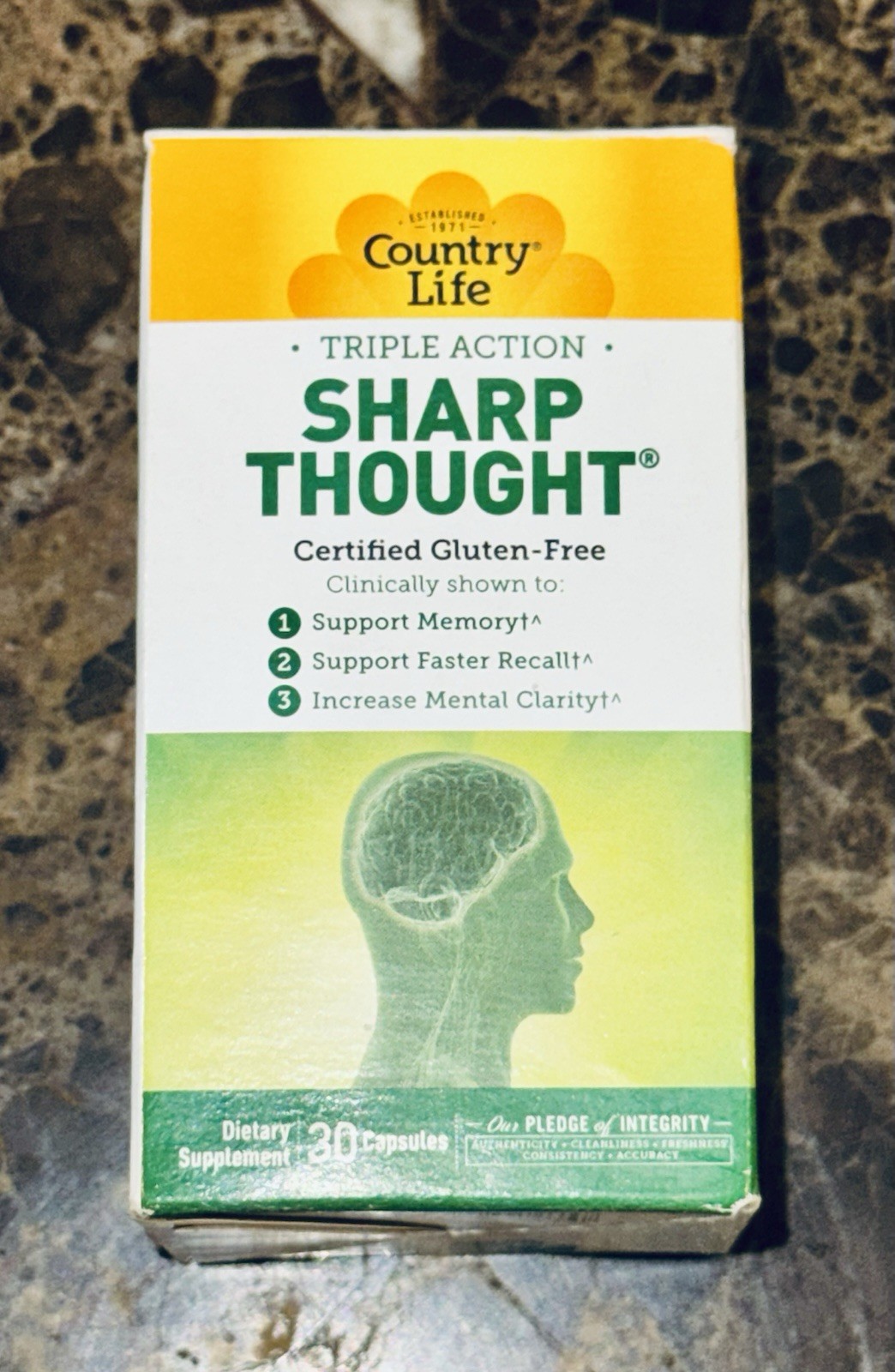 Sharp Thought®, Triple Action, 30 Capsules