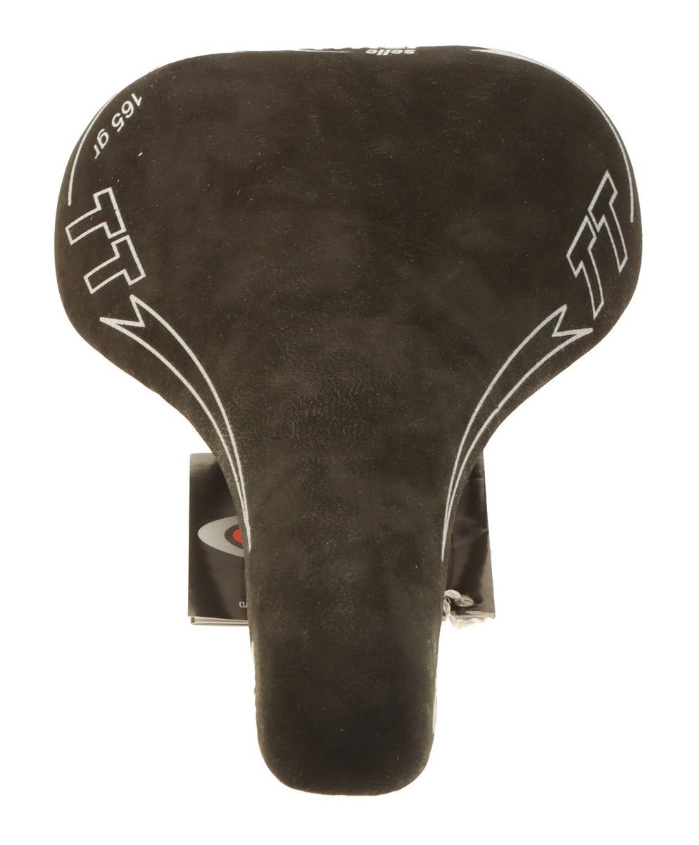 Selle Italia Flite TT Saddle Titanium Rails Suede Leather Black