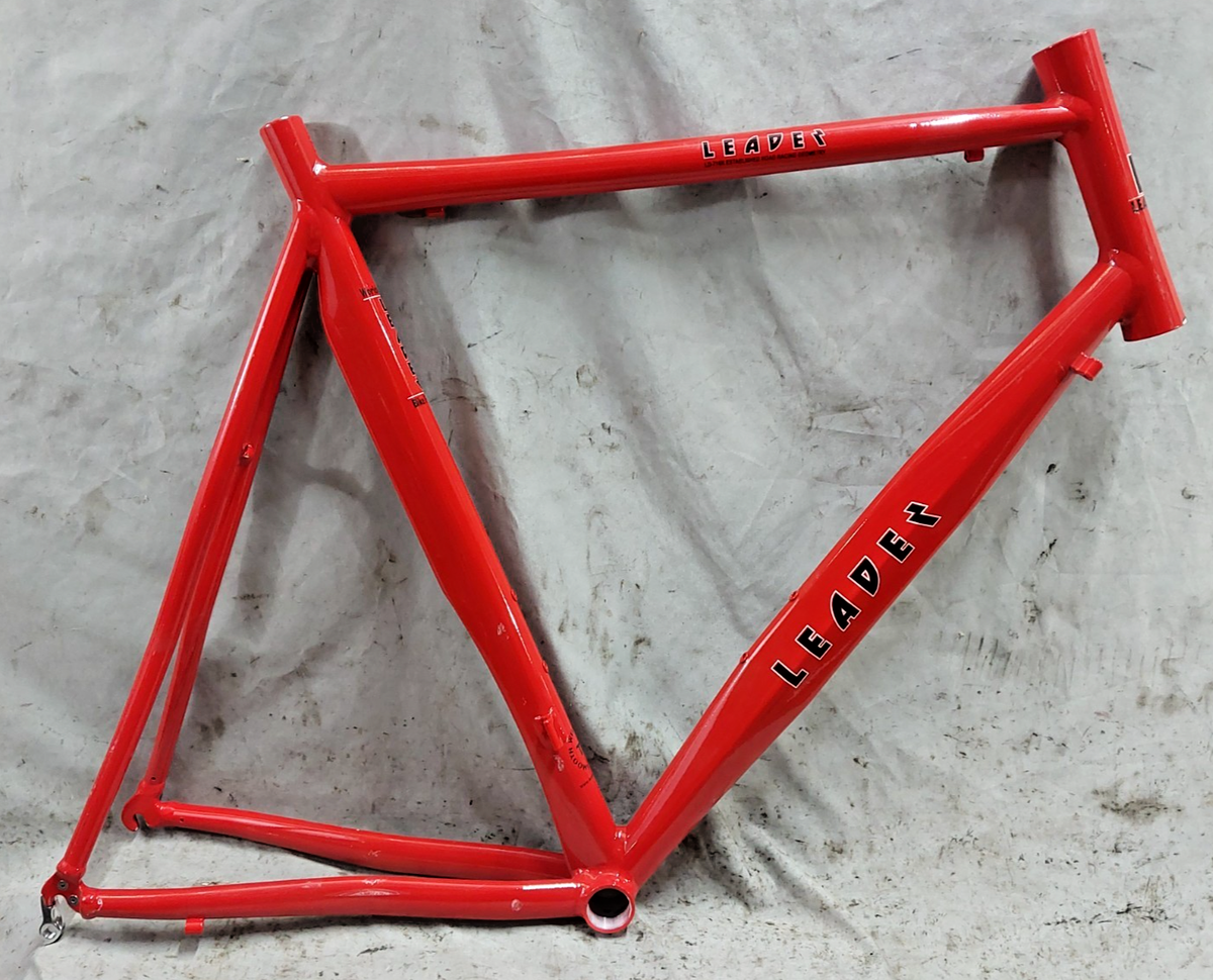 2020 Leader Triathlon Road Bike Frame 65cm XXX-Large Aero Tri Red