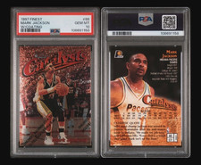 1997 Finest Mark Jackson w/coating PSA 10