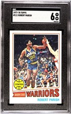 1977-78 Topps Robert Parish Rookie Card RC #111 SGC 6. rookie card picture