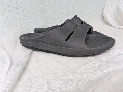 Oofos Unisex Unisex OOahh Sport Sandals in Black Matte