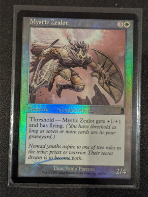 Mystic Zealot - FOIL - Odyssey - NM - MTG - Magic the Gathering - Weiß