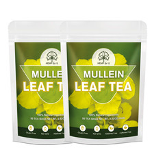 100 Tea Bags Mullein Leaf Tea Lung Cleansing Support Respirstory Health,Detox