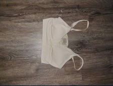 Jockey Generation Seam-Free Pull-On Bra, Size Small, Removable Cups, Tan