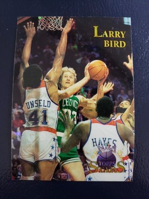 Larry Bird Boston Celtics 1996 TOPPS NBA STARS ATOMIC REFRACTOR #8