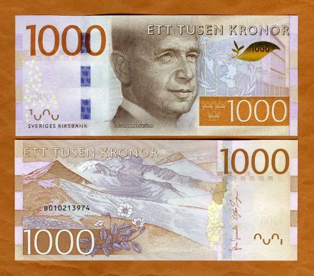 2015 瑞典的纸币| eBay
