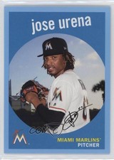 2018 Topps Archives 1959 Design Blue /25 Jose Urena #48 11ym
