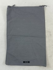 NEW MIU MIU Authentic Shoe 2 Drawstring Travel Dust Bag Accessory 8.5"X 13.5"