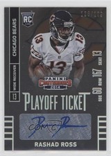 2014 Panini Contenders Playoff Ticket /199 Rashad Ross (White jersey) Auto 0m0