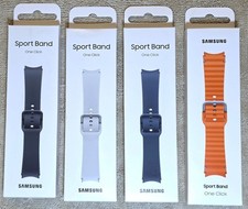Genuine OEM Samsung Galaxy Watch 7 and 4, 5, 6 Sport Band, 20mm 4-pack