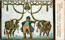 AK GRUSS AUS DORTMUND WANDGEMÄLDE BRAUEREI GASTHAUS THIER COL. 1912 WESTFALEN