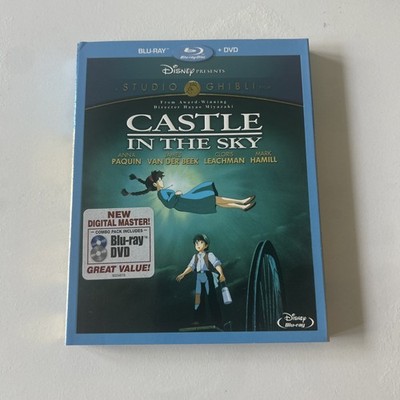 Castle in the Sky (Blu-ray/DVD, 2012, 2-Disc Set) Studio Ghilbi NEW Sealed OOP