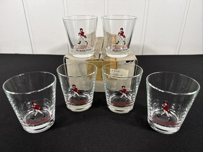 Johnnie Walker Whisky Glasses Tumblers Set Of 6