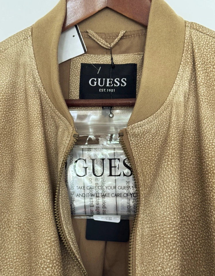 Guess Herren Blouson Bomber-Jacke Gr. S/M - Neu aus den USA - Bild 3 von 4