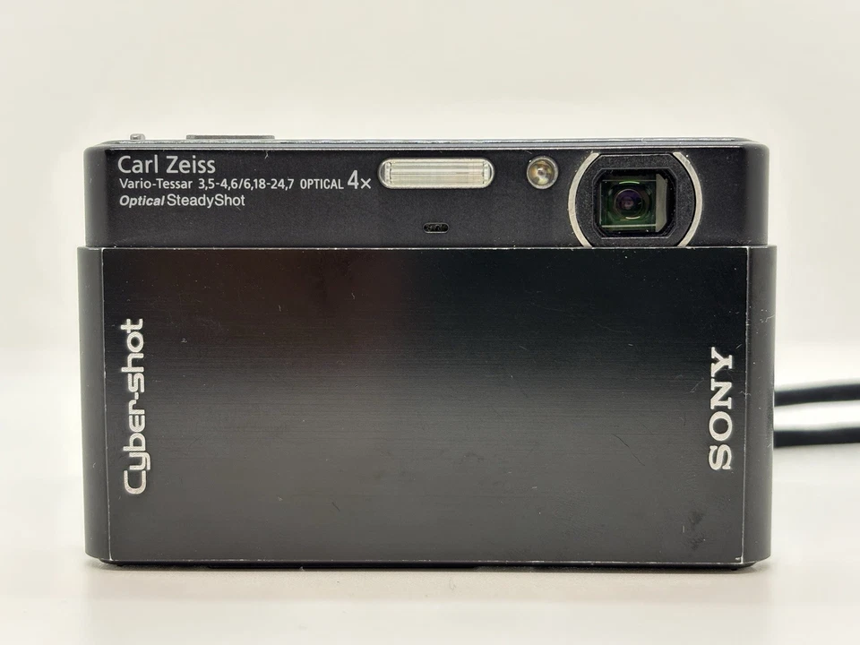 [Exc] Sony Cyber-shot DSC-T77 10.1MP Touch Digital Camera Black From Japan - Image 3 of 4