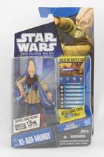 Hasbro Star Wars The Clone Wars Ki Adi Mundi Action Figure CW25 Blue Lightsaber