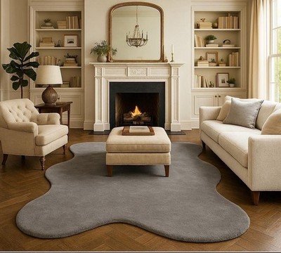 Handmade Rug | Irregular Rug | Wool Rugs | Living Room Rug | Tufted A289
