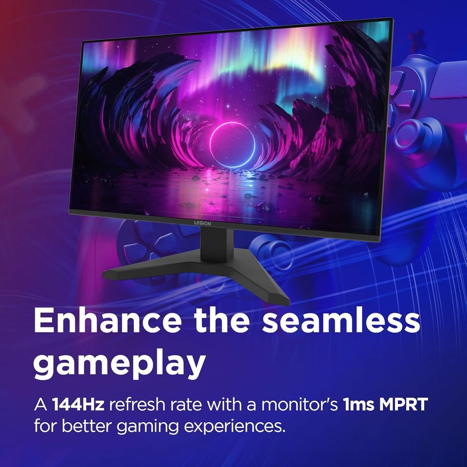 Lenovo Legion R27s Gaming Monitor 27" FHD (1920 x 1080) IPS, 1 ms MPRT, 144...  - Image 3 of 4