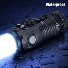 1200000LM USB Rechargeable LED Flashlight Super Bright Torch Tactical Lamp UK🔥