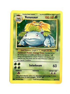 2002 venusaur pokemon card Venusaur 18/110 Legendary Collection Rare Holo 2002 Pokemon TCG