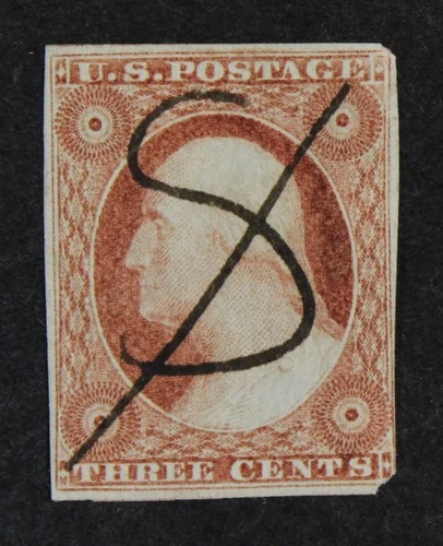 CKStamps: US Stamps Collection Scott#10A 3c Washington Used