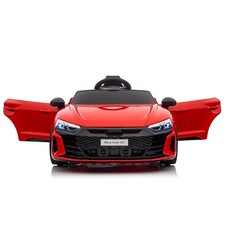 Audi E-TRON RS GT Rot Kinder Elektroauto ab 3-6 Jahre mit Musik & Sicherheitsaus
