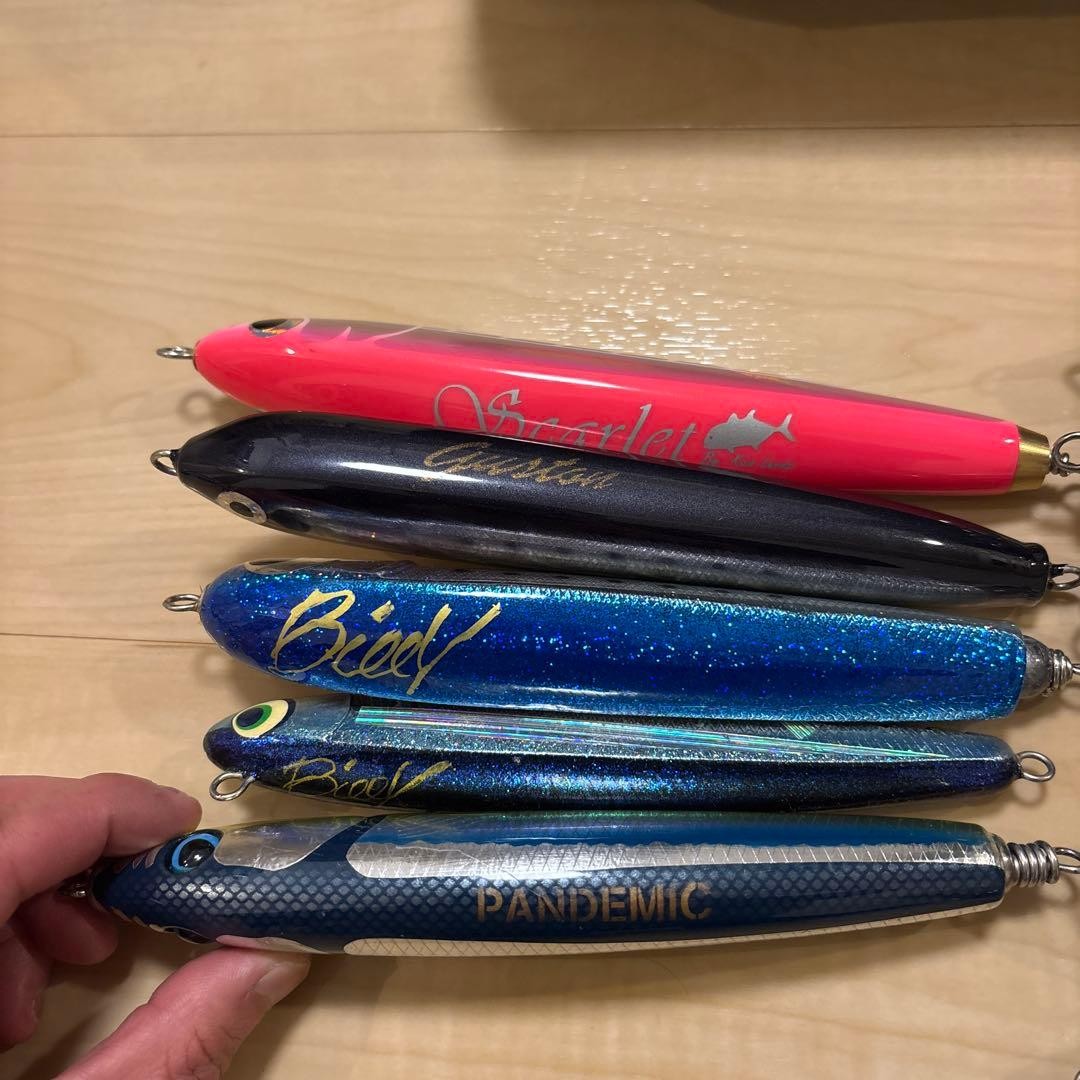 Fishing Lure Ripple Fisher and others10 green plugs  multi-container M set - Image 3