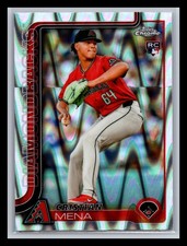 Cristian Mena Rookie Arizona Diamondbacks #102 Topps 2025 Topps Chrome Raywave