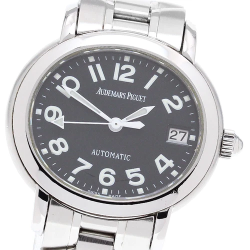 AUDEMARS PIGUET Millenary 79349ST Date Black Dial Automatic Ladies Watch_864195