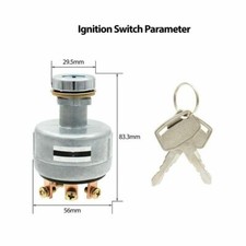 For Takeuchi Excavator Digger Ignition Switch 1700100023 1700100052 w/H806 keys