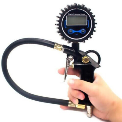 #ad #ad LCD Digital Air Tire Inflator with Pressure Gauge Chuck for TrucK Car Bike NEW $13.95