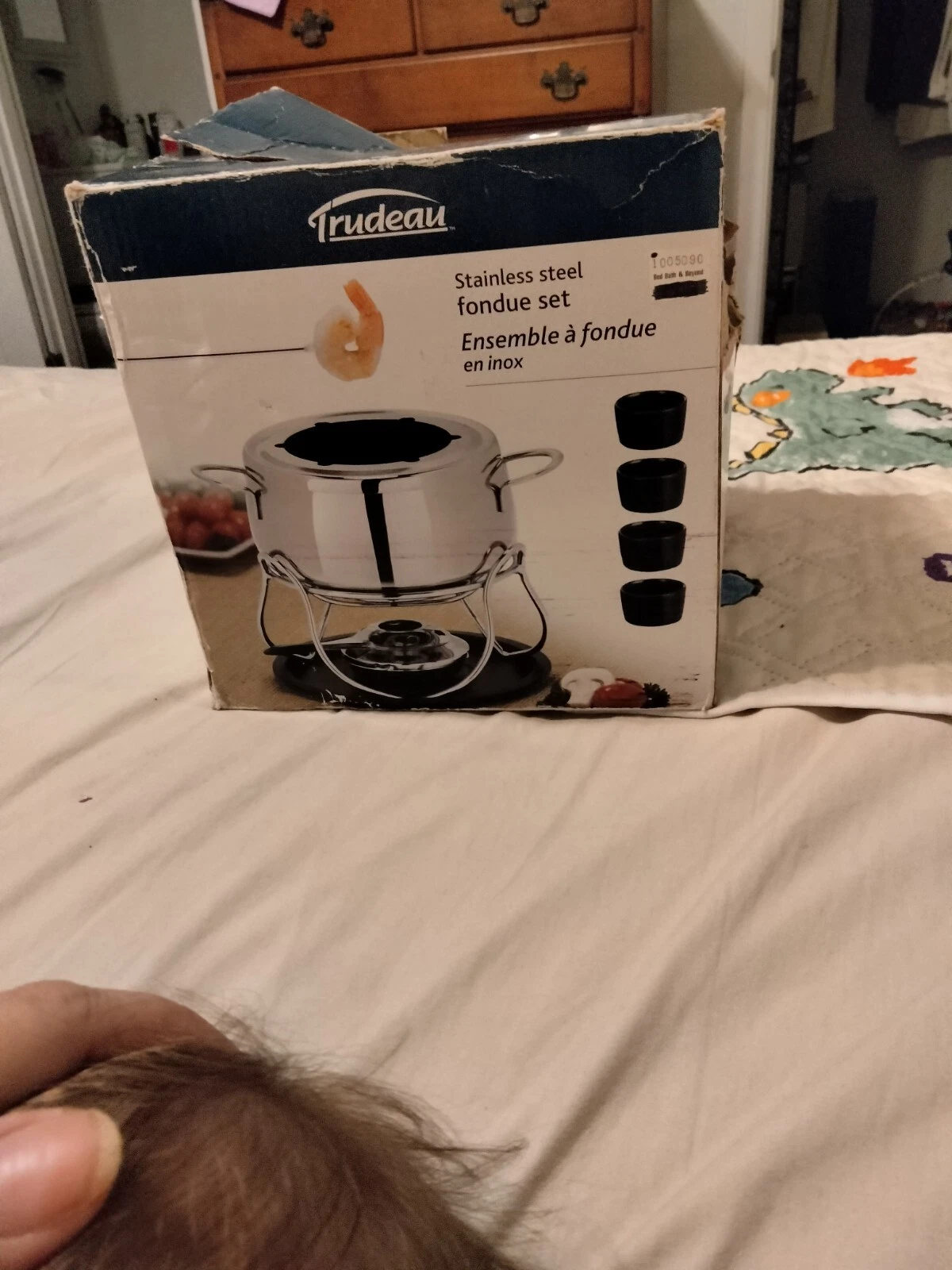 Trudeau Fondue Set 11 Piece Stainless Steel