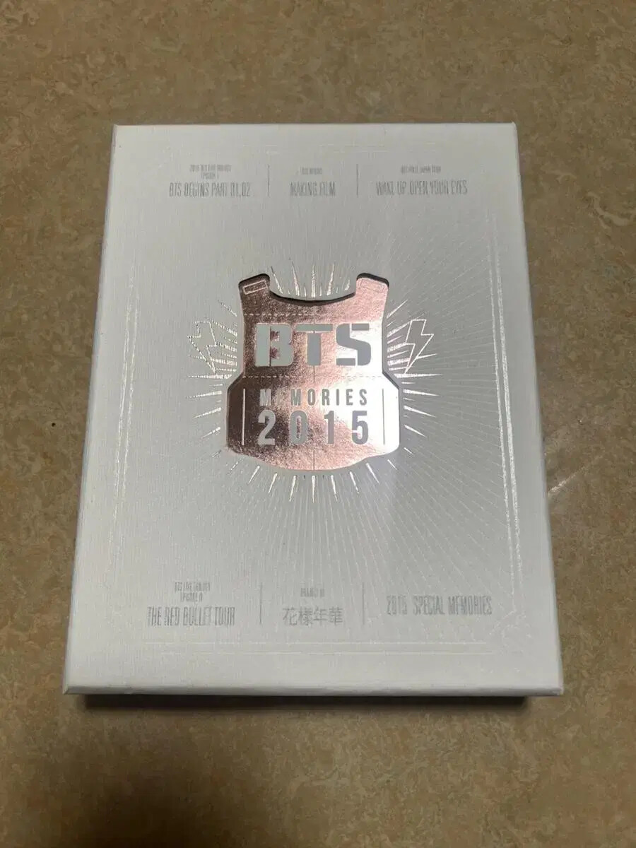 K-POP・アジア BTS MEMORIES OF 2015 BTS Memories of 2015 Official DVD Photobook English Chinese