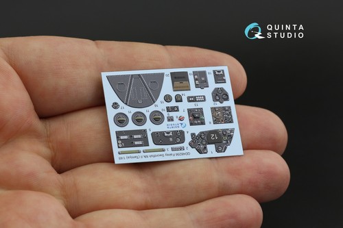 Quinta Studio QD48256 3D Interior Decal for Fairey Swordfish Mk.II (Tamiya) 1/48 - Picture 3 of 12