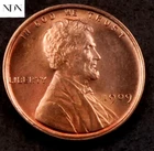 1909 Lincoln Wheat Penny Cent - Gem BU Red