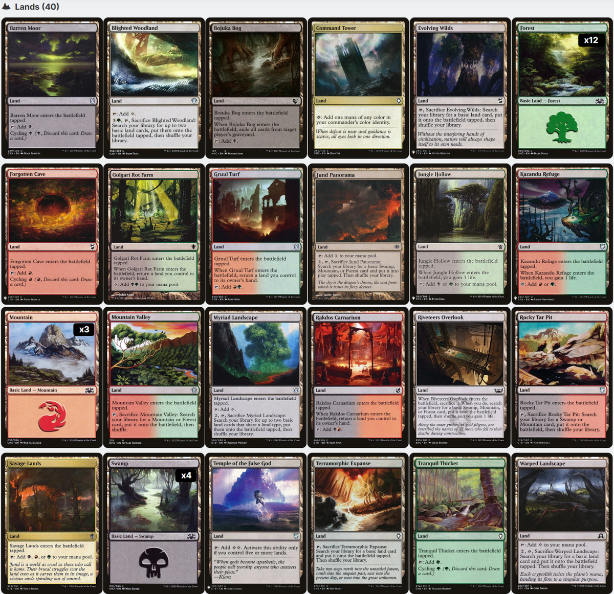 mtg commander deck land ratio Lord Windgrace RAMP RECURSION Attacking Magic Building a Perfectly Balanced Deck