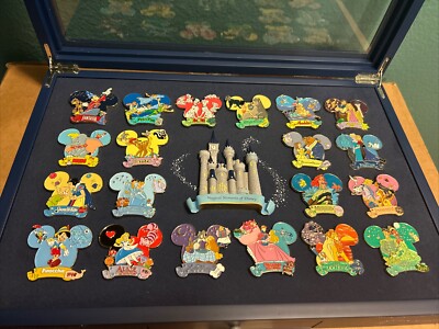 Bradford Exchange Magical Moments of Disney 20 Pin Collection And