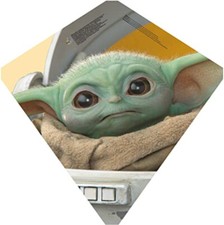 Star Wars The Mandalorian 1 Piece Kite 22in Baby Yoda Kite Brand New Sealed