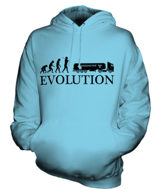 ABFALLBESEITIGUNG EVOLUTION OF MAN UNISEX HOODIE TOP GESCHENK TRUCKER LKW