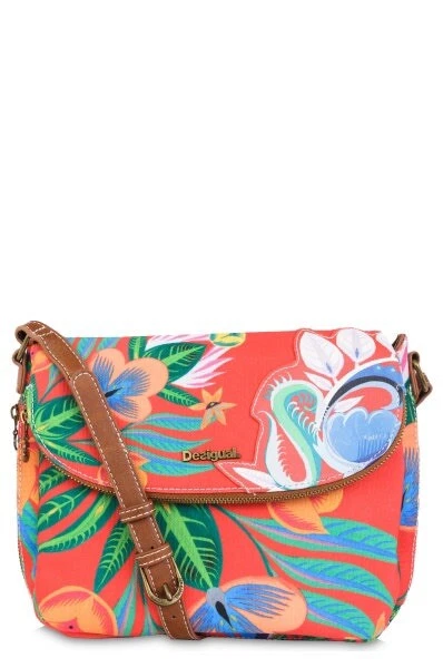 Desigual Messenger Bag Liana Breda Maxi Crossbody Tropical Red