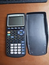 Texas Instruments TI-83 Plus Graphing Calculator Black w/Cover  all new battery