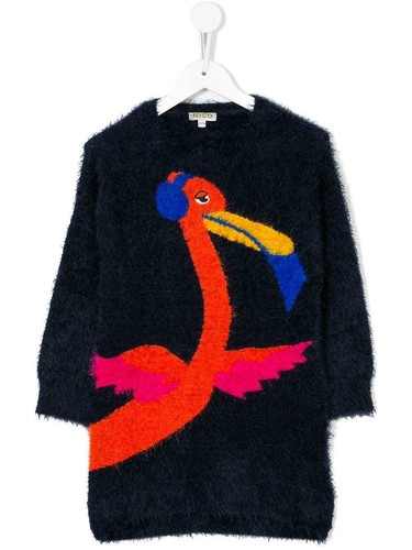 NWT NEW Kenzo girls navy blue bird 