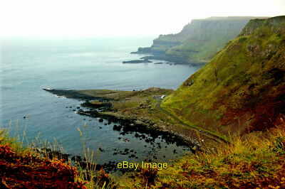 Photo 6x4 Antrim Coast - Giant's Grand Causeway between Ports Ganny & Noffer  c