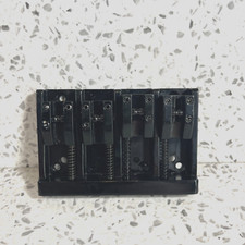 High Mass 4 String Bass Bridge - Black - Solid Upgrade for Your Bass