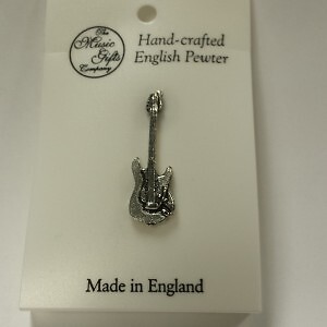 Bass Guitar Pewter Pin - Picture 1 of 1